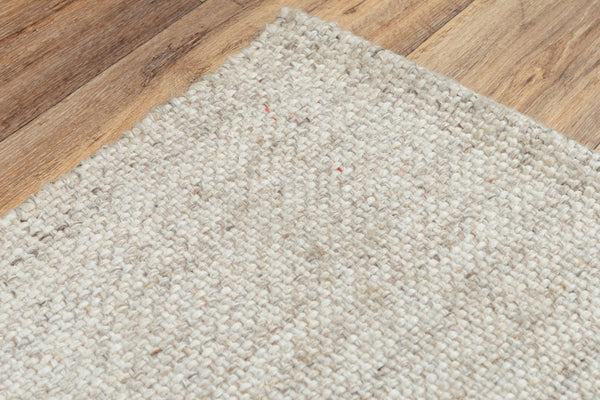 Alora Decor Sun Sun Beige Hand-Woven Rug With Tight Basket Weave, Wool-Poly Blend, Durable Casual Neutral Style 8'6" x 11'6" 00300310300048611