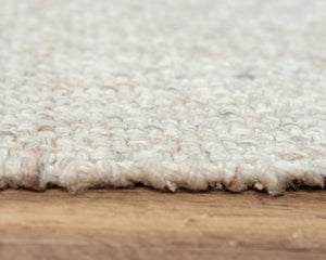 Alora Decor Sun Sun Beige Hand-Woven Rug With Tight Basket Weave, Wool-Poly Blend, Durable Casual Neutral Style 8'6" x 11'6" 00300310300048611