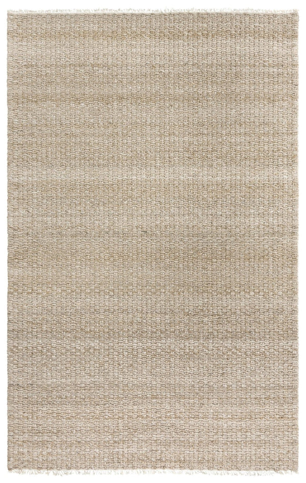 Alora Decor Sun Brown Hand-Woven Wool-Blend Rug With Basket Weave Texture, Double-Knot Detail & Fringe 8'6" x 11'6" 00300310900448611