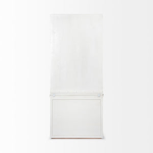 Mercana Fairview Farmhouse-Style Three-Shelf Storage Unit with Natural Accents for Home Organization & Display 68478-AB