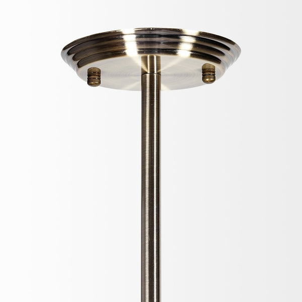 Mercana Desousa II Elegant Multi-Arm Chandelier with Glass Globes, Perfect for Modern Dining and Living Areas Champagne Metal 68591