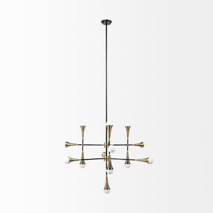 Mercana Decarlo II Striking Multi-Arm Thirteen Light Chandelier with Sputnik Design for Modern Interiors 68597