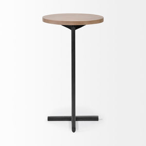 Mercana Ballatine Accent Table – Stylish Round Top with Sturdy Base for Modern Living Room Décor Essentials 68486
