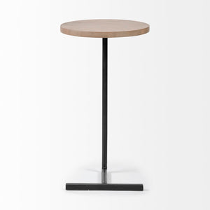 Mercana Ballatine Accent Table – Stylish Round Top with Sturdy Base for Modern Living Room Décor Essentials 68486