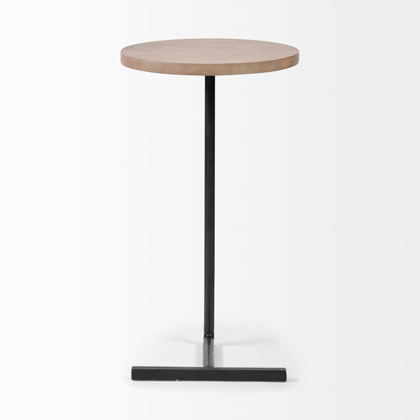 Mercana Ballatine Accent Table – Stylish Round Top with Sturdy Base for Modern Living Room Décor Essentials 68486