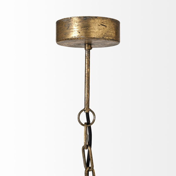 Mercana Chiron II Six-Bulb Globe Chandelier - Modern Vintage Design for Stylish Home Illumination 68430