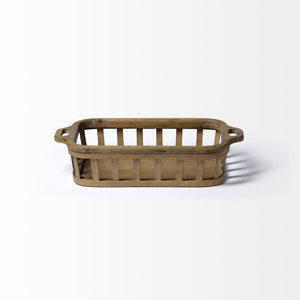 Mercana Louis Rustic Wood Nesting Trays for Serving and Decor - Versatile Farmhouse Style and Practical Use 68639
