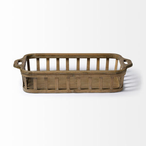 Mercana Louis Rustic Wood Nesting Trays for Serving and Decor - Versatile Farmhouse Style and Practical Use 68639