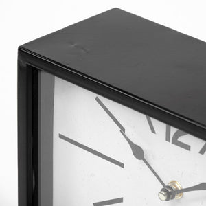 Mercana Lita Elegant Rectangular Table Clock - Vintage-Inspired Design with Modern Style for Any Room 68552