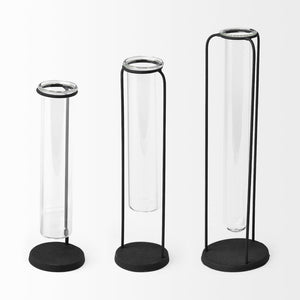 Mercana Beeker Modern Industrial Test Tube Vases for Stylish Floral Displays in Any Home Decor Setting 68600