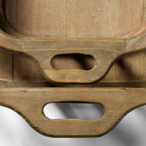 Mercana Louis Rustic Wood Nesting Trays for Serving and Decor - Versatile Farmhouse Style and Practical Use 68639