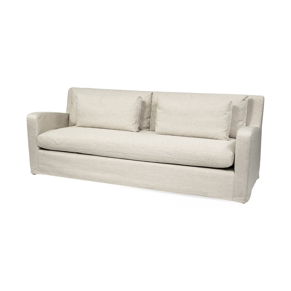 Mercana Denly Three-Seater Sofa: Luxurious Comfort with Stylish Slipcover, Perfect for Any Home Decor 68702