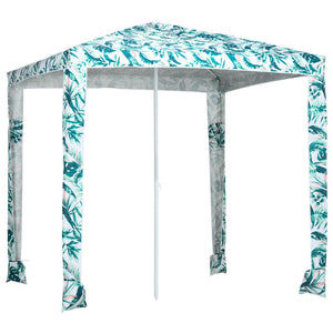 English Elm Outsunny Quick Beach Cabana Canopy Umbrella – Uv50+ Sunshade With Sandbags & Carry Bag For Family Fun W2225P200457-GIGA