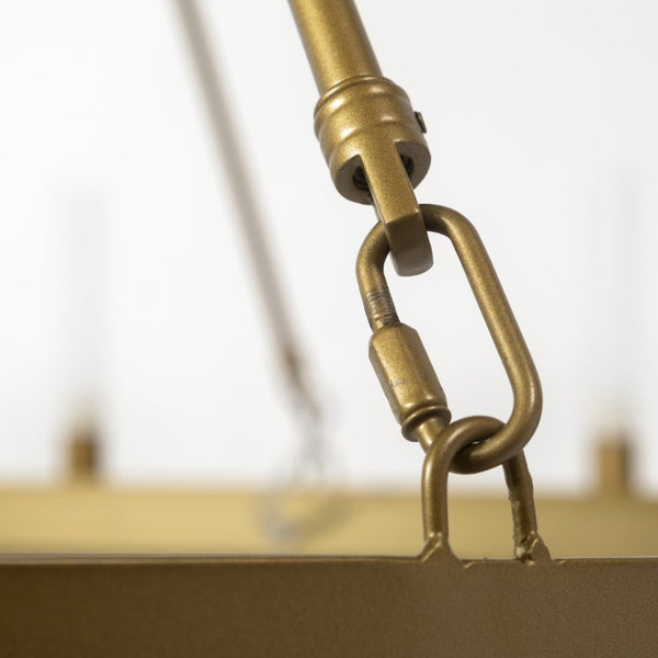 Mercana Decamp I Wagon-Wheel Chandelier: Modern Elegance with Twelve Frosted Glass Tubes for Stunning Illumination Gold Metal 68595