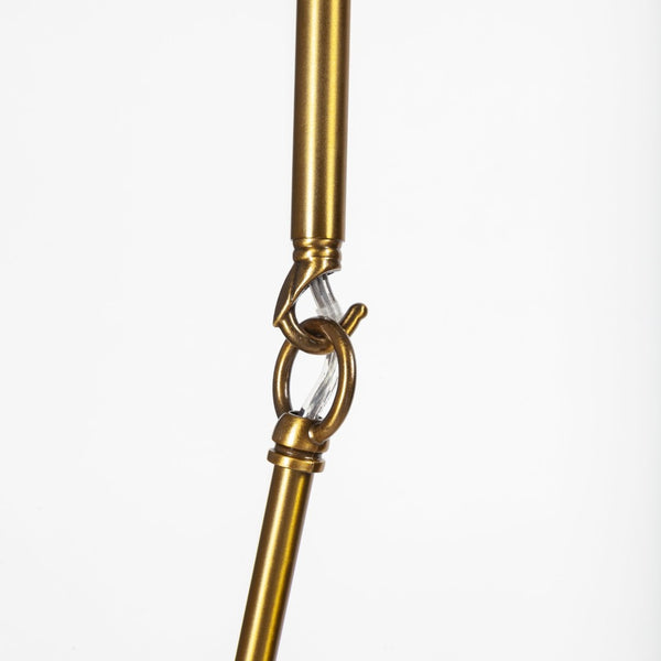 Mercana Desousa II Elegant Multi-Arm Chandelier with Glass Globes, Perfect for Modern Dining and Living Areas Brass Metal 68590