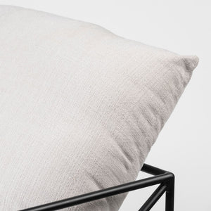 Mercana Leonidas Modern Accent Chair – Plush Upholstered Seat with Durable Metal Frame for Stylish Comfort 68446