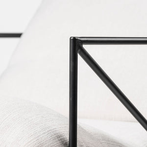 Mercana Leonidas Modern Accent Chair – Plush Upholstered Seat with Durable Metal Frame for Stylish Comfort 68446