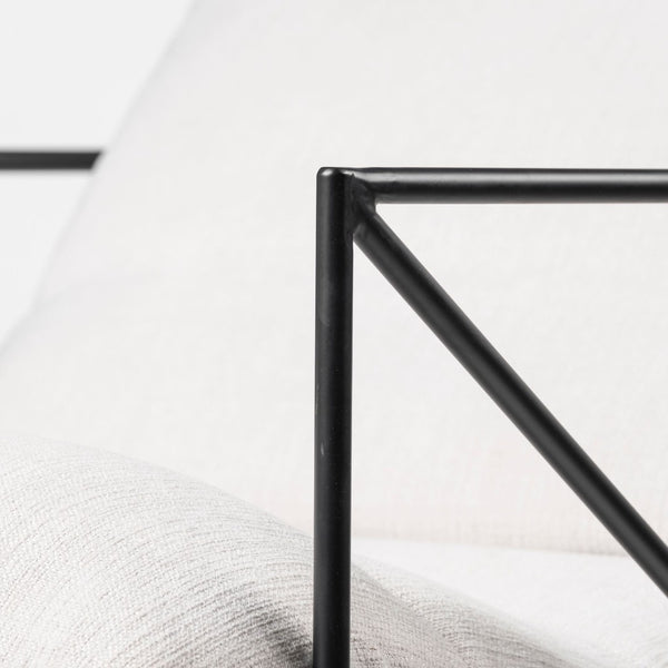 Mercana Leonidas Modern Accent Chair – Plush Upholstered Seat with Durable Metal Frame for Stylish Comfort 68446