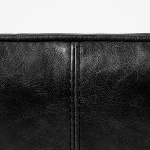 Mercana Flavelle I Stylish Brown Leather Accent Chair with Solid Iron Base for Modern Home Comfort & Elegance Black Leather | Gold Iron 68576