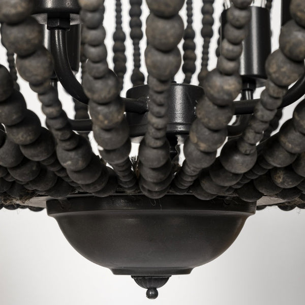 Mercana Liam I 32-Inch Bowl-Style Four-Bulb Chandelier for Modern Elegance in Dining & Living Spaces 68424