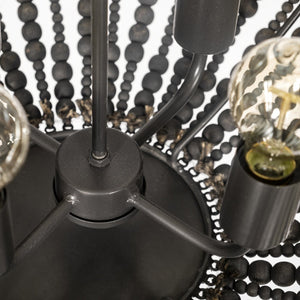 Mercana Liam I 32-Inch Bowl-Style Four-Bulb Chandelier for Modern Elegance in Dining & Living Spaces 68424