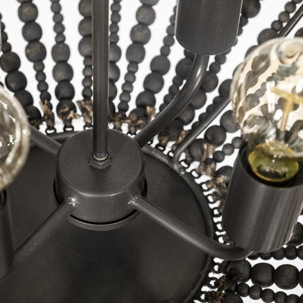 Mercana Liam I 32-Inch Bowl-Style Four-Bulb Chandelier for Modern Elegance in Dining & Living Spaces 68424