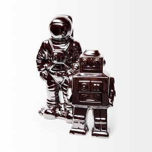 Mercana Aldrin Striking Ceramic Astronaut Sculpture for Modern Decor – Perfect Accent for Any Space 68622