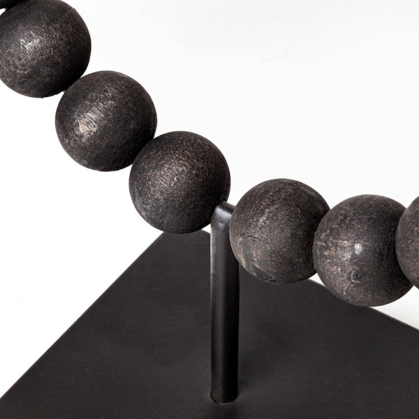 Mercana Tulane Decorative Object - Striking Beaded Broken Sphere for Modern Home Decor & Unique Styling 68682