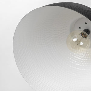 Mercana Minerva Pendant Light - Industrial Charm with Hammered Detail for Modern Farmhouse Spaces 68403