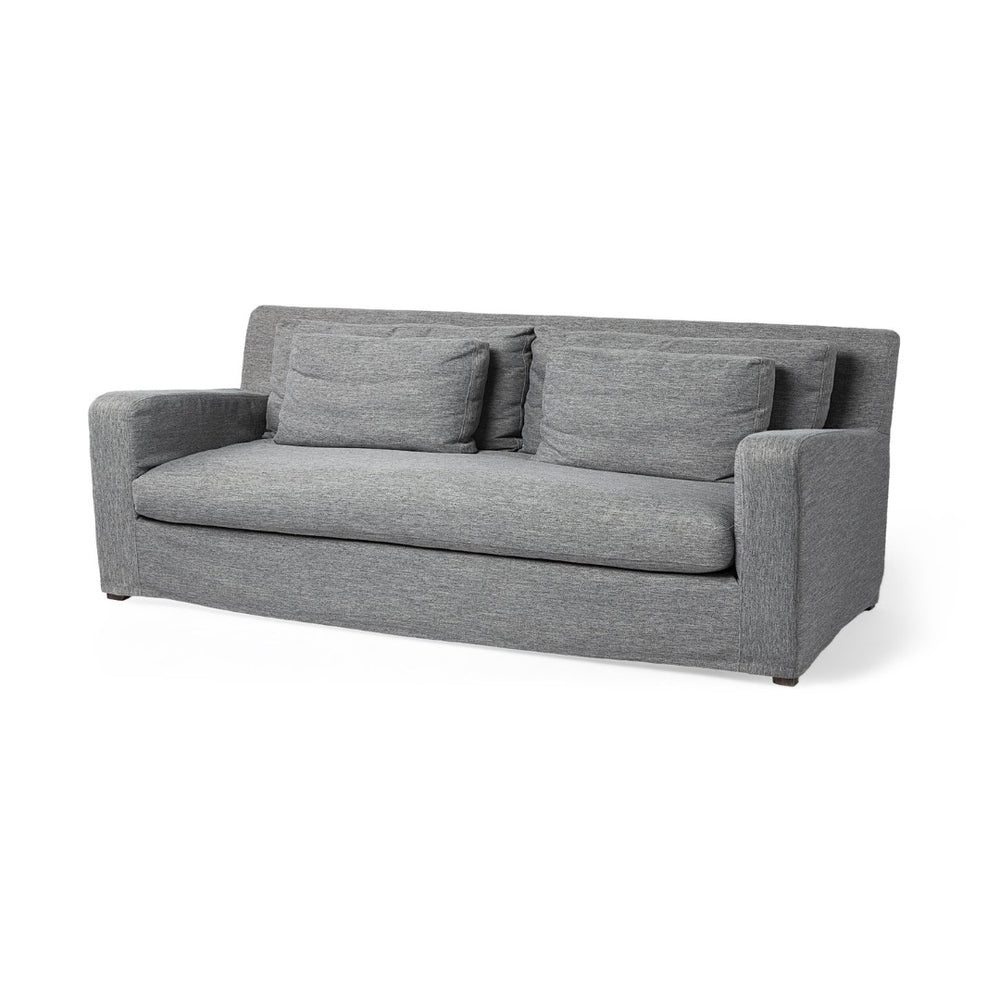 Mercana Denly 92" Modern Farmhouse Three-Seater Sofa with Plush Cushions and Durable Beechwood Frame 68721