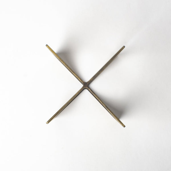 Mercana Lima Geometric Decorative Object in Antiqued Gold Finish – Modern Accent for Stylish Interiors Gold Metal | 6H 68661