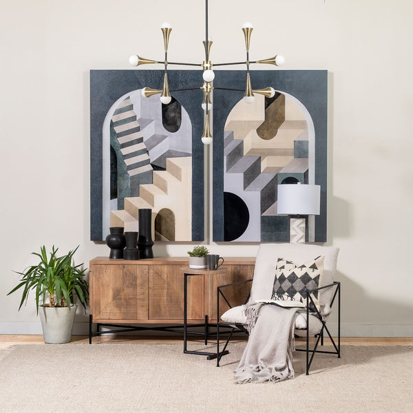 Mercana Decarlo II Striking Multi-Arm Thirteen Light Chandelier with Sputnik Design for Modern Interiors 68597