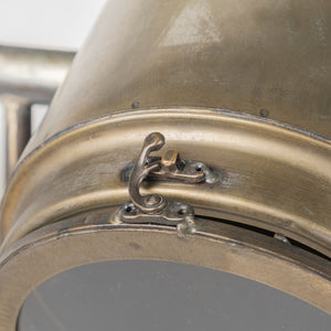 Mercana Debdou Adjustable Cinema-Style Floor Lamp with Sleek Stem and Sturdy Collapsible Base for Any Space Gold Metal 65134