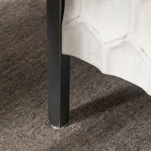 Mercana Savannah Accent Cabinet - Modern Rustic Storage Solution with Embossed Doors for Any Space 68268