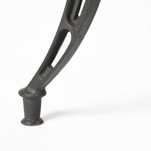 Mercana Emslie Adjustable Height Bar Stool with Solid Wood Seat for Rustic Kitchen and Industrial Decor 50446