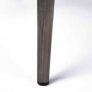 Mercana Horsdal Mid-Century Modern Dining Chair with Sleek Leather Seat and Sturdy Metal Frame for Style 50409