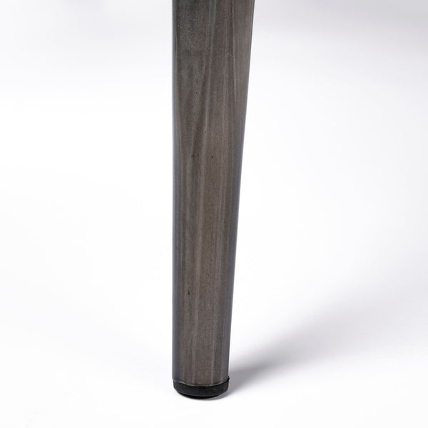 Mercana Horsdal Mid-Century Modern Dining Chair with Sleek Leather Seat and Sturdy Metal Frame for Style 50409