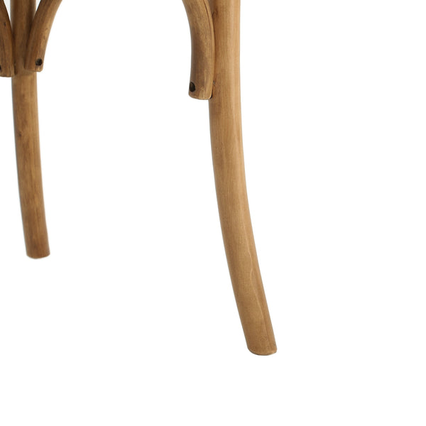 English Elm Christopher Knight Home® - DINING Chairs with Birch Wood Frame and Rattan Backrest, Foam Seat, Vintage Curved Design, Set of 2 Light Brown N779P192530L