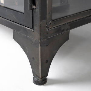 Mercana Pender 63" L Glass Door Display Cabinet - Modern Farmhouse Meets Industrial Style for Any Space 50523