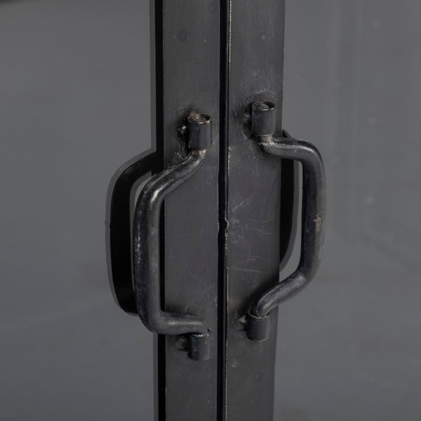 Mercana Pender 63" L Glass Door Display Cabinet - Modern Farmhouse Meets Industrial Style for Any Space 50523