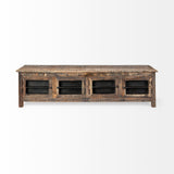 Mercana Wilton II Reclaimed Wood and Metal Media Console 67739