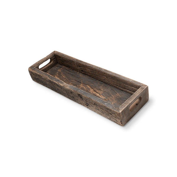 Mercana Vernon Rustic Reclaimed Wood Serving Tray - Versatile Décor for Urban Loft & Modern Farmhouse Style Brown Reclaimed Wood 68860