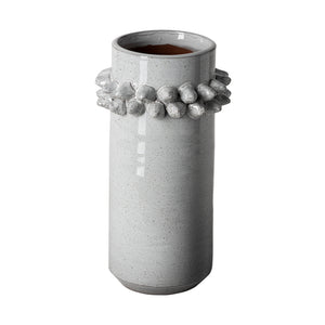 Mercana Farmhampton Large Gray Spoked Ceramic Vase  68916