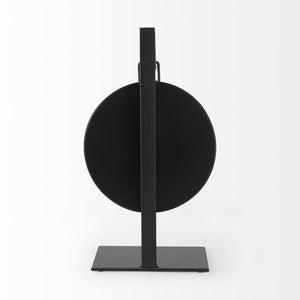 Mercana Taxz Rustic Industrial Metal Hanging Table Clock – Modern Farmhouse Décor with Easy Readability 63025