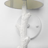 Mercana Sabinal II 7.5x18 White Resin Tree Branch Wall Sconce  65248