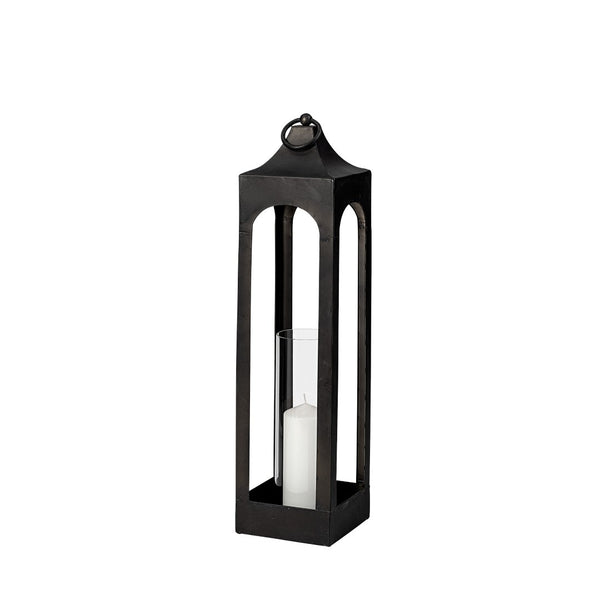 Mercana Ina Tall Candle Lantern - Timeless Industrial Elegance for Modern Home Décor and Stylish Displays 68990