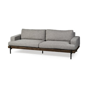 Mercana Colburne II 95" Three-Seater Sofa - Luxurious Comfort Meets Industrial Style for Modern Living Spaces 68758