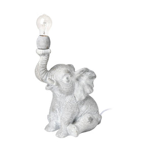 Mercana Tantor Elephant Calf Table Lamp - Whimsical Sculptural Lighting for Playful Home Decor Accent 69005