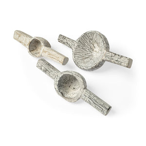 Mercana Oro Decorative Tribal-Inspired Measuring Cups – Rustic Wood Accents for Eclectic Home Décor 68898