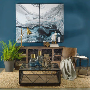 Mercana Fragon I Adjustable Cone Shade Table Lamp - Industrial Elegance for Modern Homes & Offices Gold Metal 65225